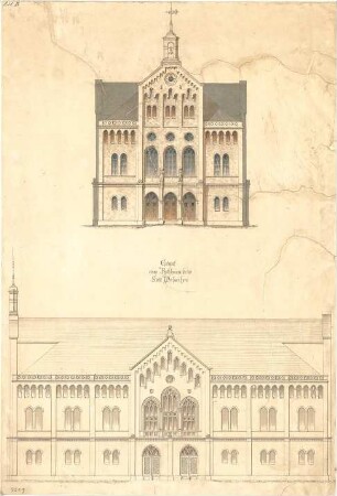 Braunmühl, Anton von; Weißenhorn; Rathaus - Ansichten