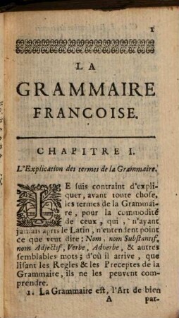 Éssay d'une ... Grammaire françoise