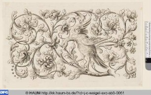 Laubwerk mit Adler
