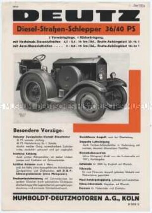 Diesel-Straßen-Schlepper 36-40 PS