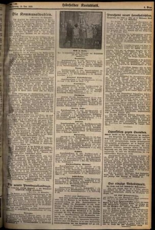 Zweite Ausgabe vom Donnerstag, den 21. November 1929.