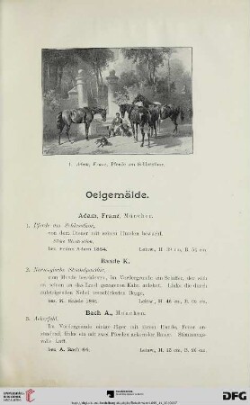Ölgemälde (Nr. 1-86)