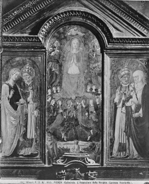 Himmelfahrt Mariens zwischen den Heiligen Katharina, Calixtus, Agatha und Pius I.