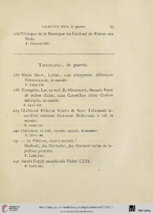 Theologi, in quarto