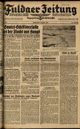 Ausgabe vom Freitag, den 05. Dezember 1941.