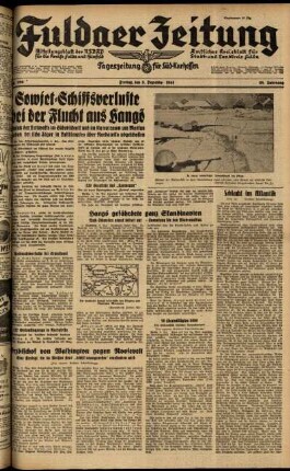 Ausgabe vom Freitag, den 05. Dezember 1941.