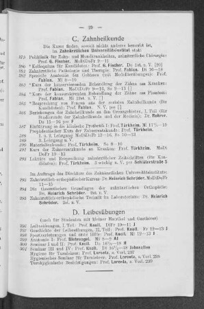 C. Zahnheilkunde