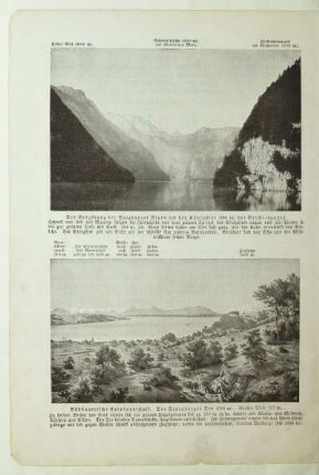 Der Bergkranz der Salzburger Alpen um den Königssee (600 m) bei Berchtesgaden