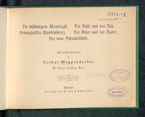 Die mißlungene Mausjagd