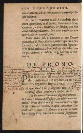 De Pronomine.