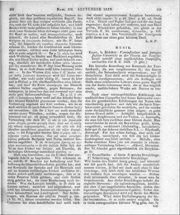 [Gläser, K. G.]: Vereinfachter und kurzgefaßter Unterricht in der Theorie der Tonsetzkunst. Essen: Bädeker 1828