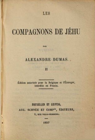 Les compagnons de Jéhu, 2