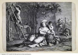 Ernteszene - Allegorie des Herbstes