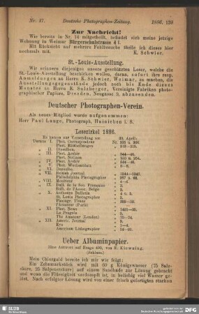 Ueber Albuminpapier