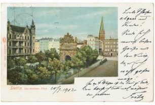 Stettin. Am Berliner Thor.