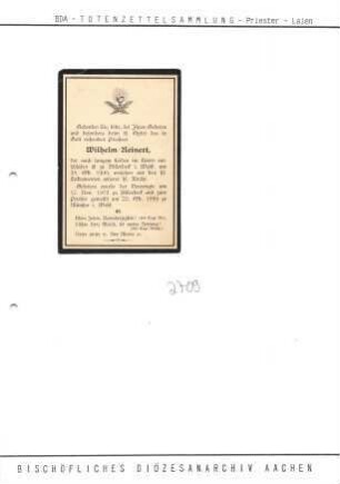 Reinert, Wilhelm