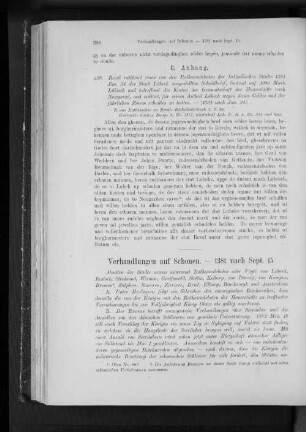 Verhandlungen auf Schonen. - 1381 nach Sept. 15.