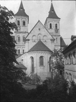 Ellwangen (Jagst), ehem. Stiftskirche St. Veit, Außenansicht, Chor von Osten