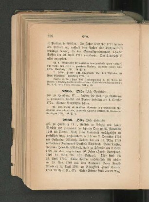 2866. Olde (Joh. Heinrich)