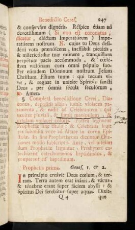 247-251, Sabbato sancto. Prophetia prima