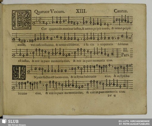 XIII. Ecce quomodo moritur justus
