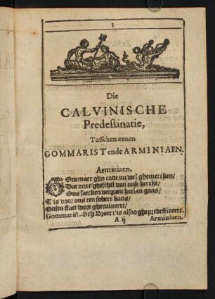3-7, Die Calvinische Predestinatie, ...