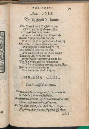 Emblema CXIIII. Consiliarij Principum.