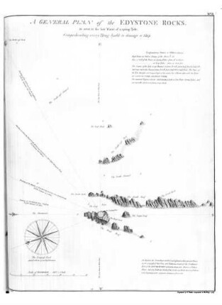 No. 3. A General Plan of the Edystone Rocks.