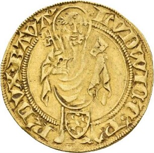 Goldgulden des pfälzischen Kurfürsten Ludwig III. aus dem Fund von Metterzimmern