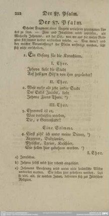 Der 87. Psalm
