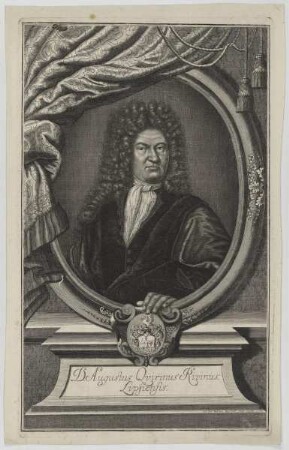 Bildnis des Augustus Quirinus Rivinus