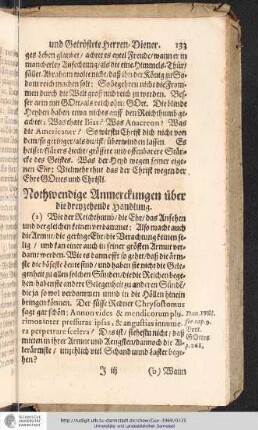 Nothwendige Anmerckungen über die dreyzehende Handlung.