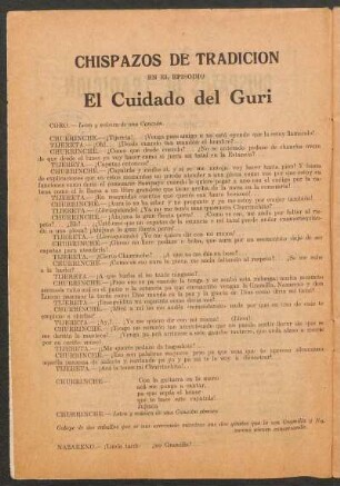 El cuidado del gurí