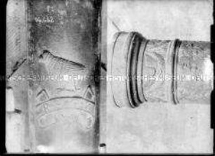 Falkonett des Kardinals Otto Truchsess von Waldburg und Halbe Schlange des Markgrafen Kasimir von Brandenburg-Bayreuth, Detail