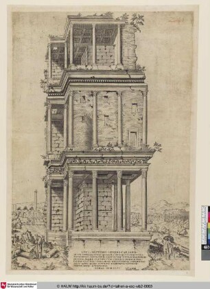 Sepulchrum Septizonii [Sogenanntes Grabmal des Kaisers Septimius Severus]