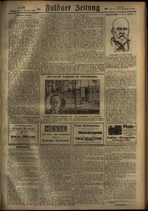 Zweite Ausgabe vom Samstag, den 15. Dezember 1928.