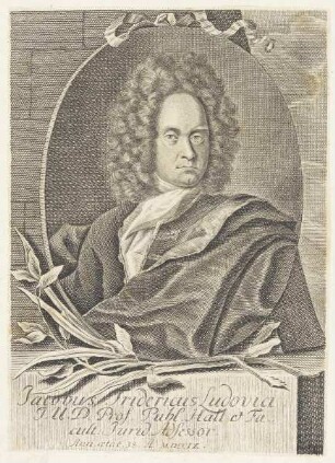 Bildnis des Jacobus Fridericus Ludovici