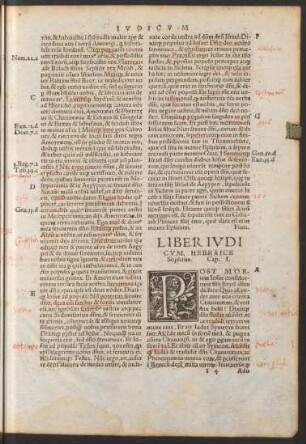Liber Iudicum, Hebraice Sophtim.