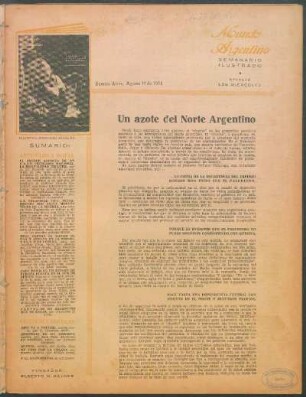 Un azote del Norte Argentino