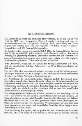 Schlußbetrachtung