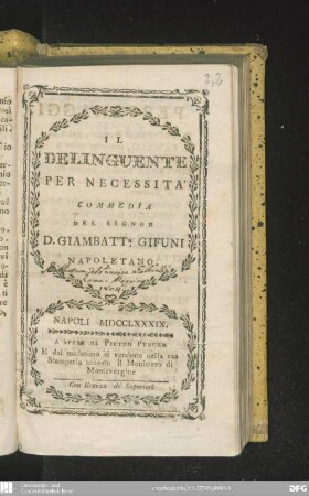 Il delinguente per necessità