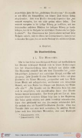 4. Kapitel: Die Staatsverfassung