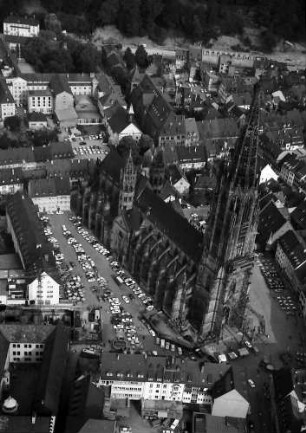 Freiburg: Münster, von Westen