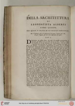 Libro quinto