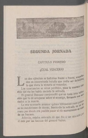 Capítulo primero - ¿Cual vencera?