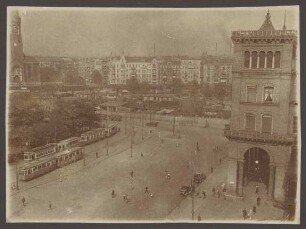 Ansichtskarte Spreewaldplatz mit Görlitzer Bahnhof