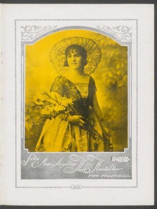 [Fotografía de] Srta. Maria Angélica Hill Hamilton