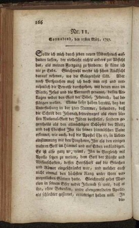 Nr. 11. Sonnabend, den 25sten März, 1797. - Nr. 12. Sonnabend, den 1sten April, 1797.