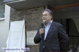 Enthüllung der Gedenktafel für Martin Luther King