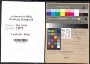 Entnazifizierung Peter Landwehr , geb. 17.05.1889 (Landwirt)
